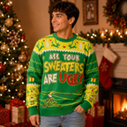 All Your Sweaters Are Ugly Ugly Christmas Sweater, Funny Xmas Jumper, Holiday Knit Pullover Gifts For Her