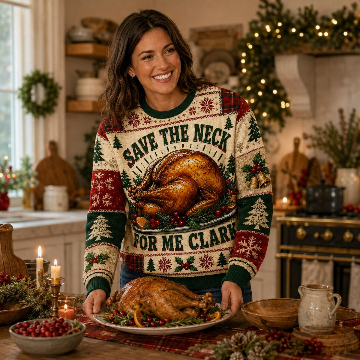 woman in a Christmas Vacation Save The Neck For Me Clark ugly