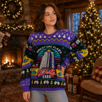 Die Hard Nakatomi Plaza Christmas Party 1988 Ugly Christmas Sweater, Knit Xmas Jumper, Film Fan Gift