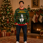 Elf Son Of A Nutcracker Ugly Christmas Sweater, Elf Christmas Jumper, Funny Holiday Knit Gifts For Him