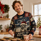man baking cookies in an x files i want to believe ugly