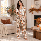 Small Town halloween ghosts pajama back view