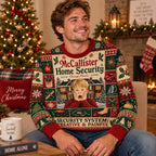 smiling man in a home alone kevin mccallister security system creative and