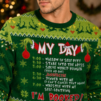close up of the my day i'm booked checklist printed across the