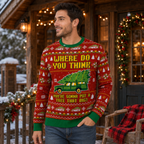 Christmas Vacation Where Do You Think You're Gonna Put A Tree That Big Ugly Christmas Sweater, Griswold Holiday Knit Jumper, Christmas Tree Funny