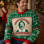 Omg Santa I Know Him Ugly Christmas Sweater, Elf Christmas Sweaters, Christmas Jumper Gifts For Him