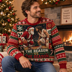 reason vs the season ugly christmas sweater festive holiday wear