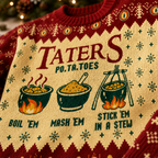 close up of the taters po ta toes boil em mash em