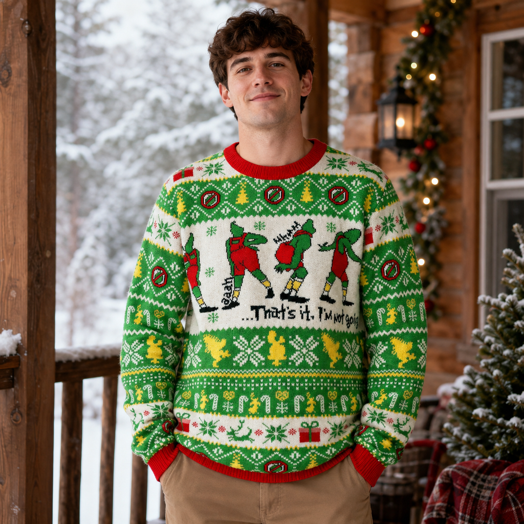 That's It I'm Nagging Ugly Christmas Sweater, Funny Knit Jumper, Holiday Xmas Pullover Gifts