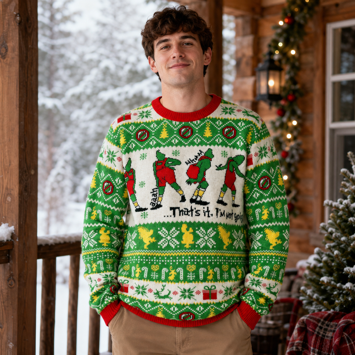 That's It I'm Nagging Ugly Christmas Sweater, Funny Knit Jumper, Holiday Xmas Pullover Gifts