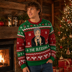 Uncle Lewis The Blessing Ugly Christmas Sweater, Shitters Full Jumper, Griswold Family Holiday Knit